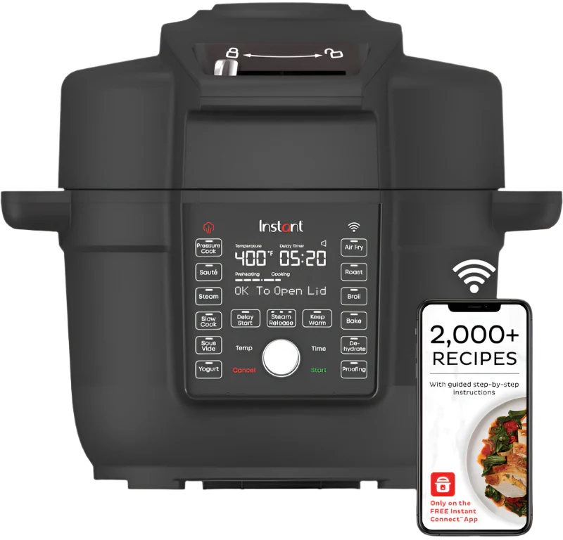 Instant Pot® Duo™ Crisp™ 6.5QT with Ultimate Lid Smart Multi-Cooker and Air Fryer