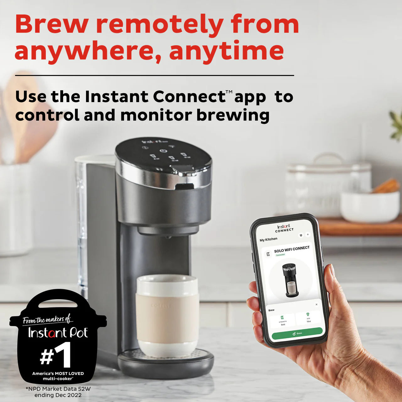 Instant Pot® Solo WiFi Connect Single-Serve Coffee Maker