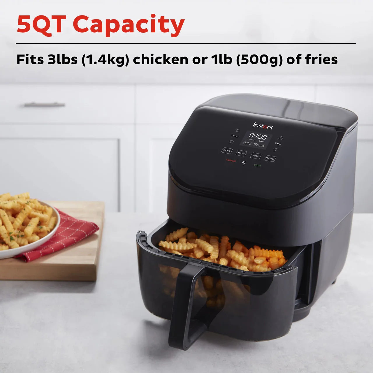Instant Pot® VORTEX® Chef Series 5QT Air Fryer with ClearCook™