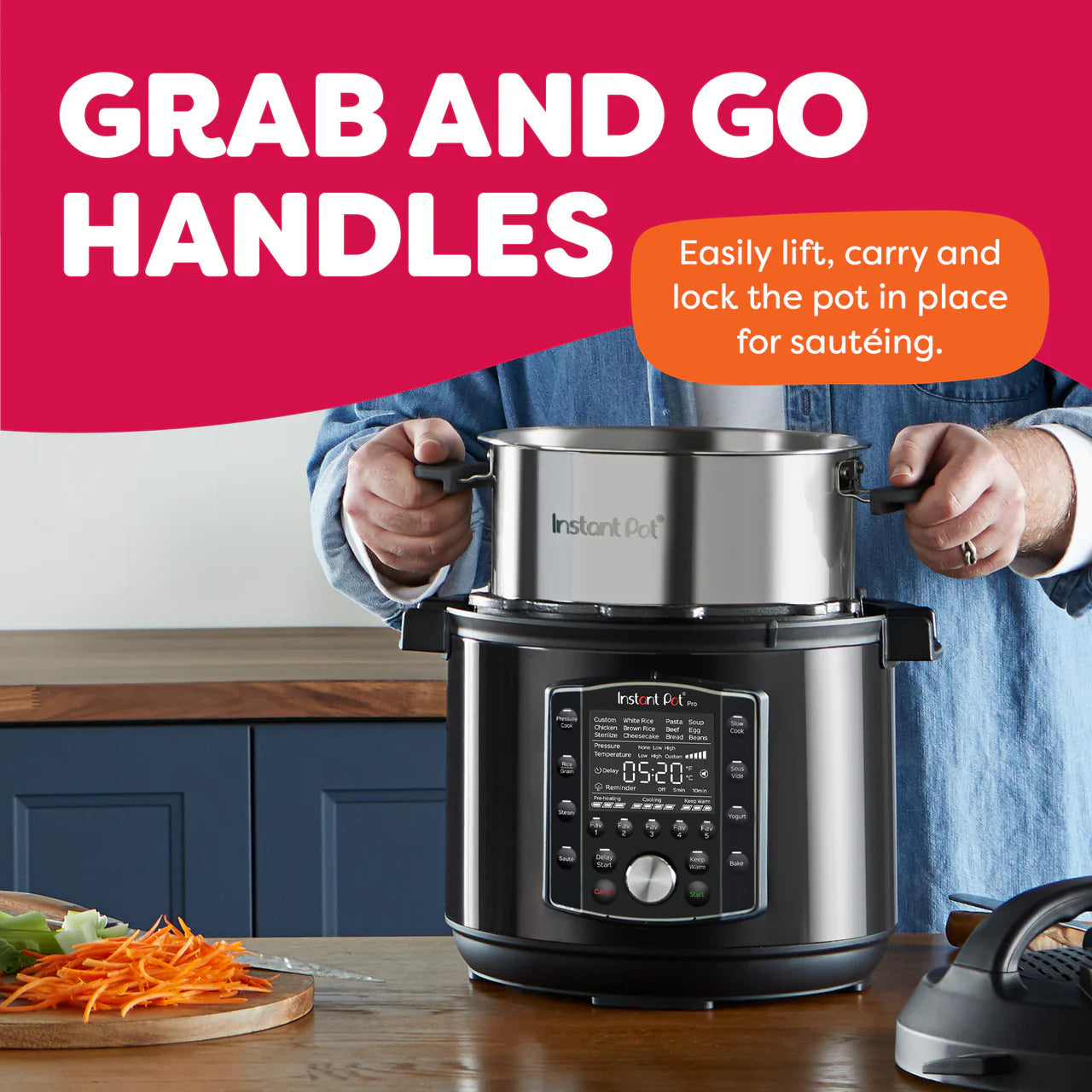 Instant Pot® Pro™ 8QT Multi-Use Pressure Cooker