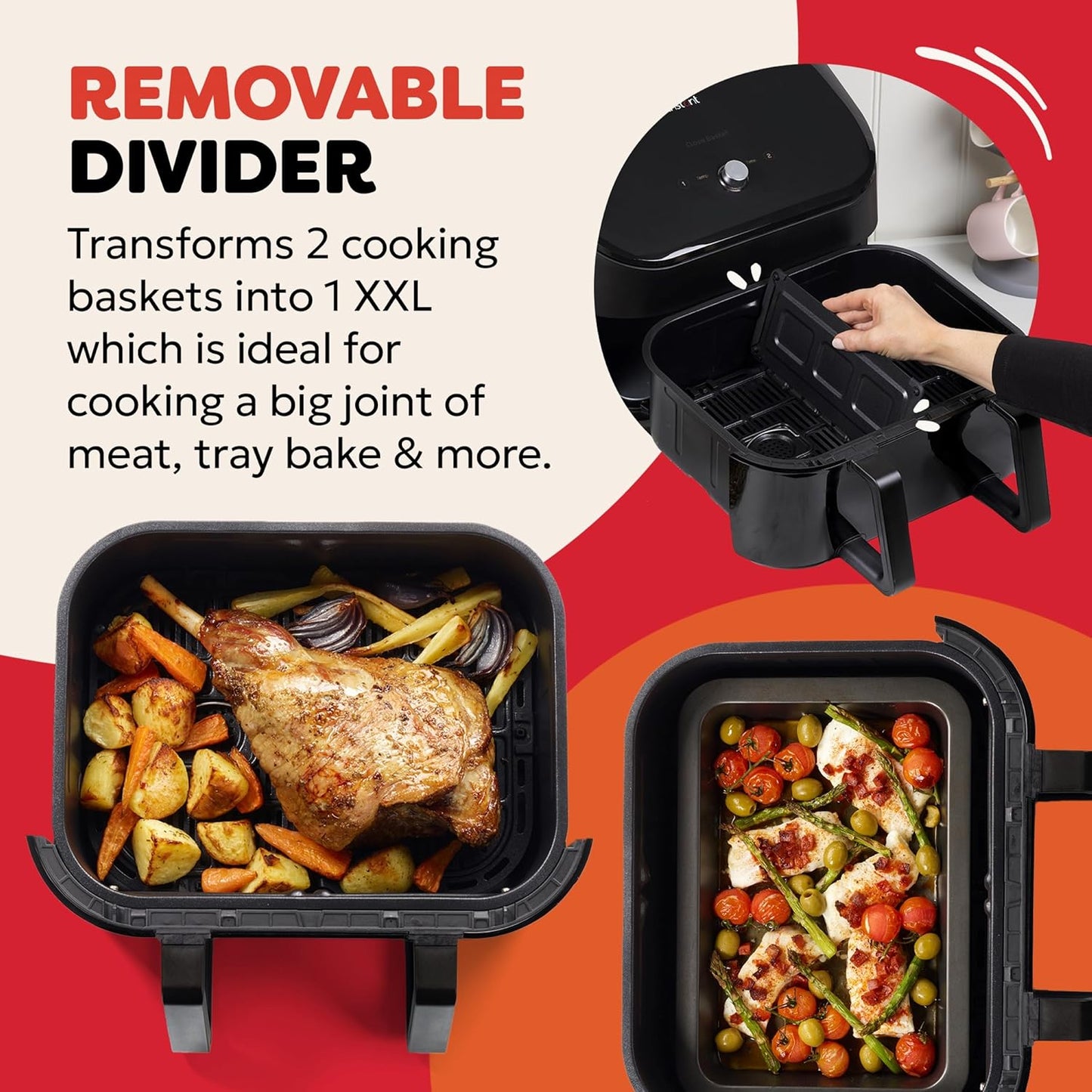 Instant Pot - Versazone Dual Black Air Fryer - Large 8.5L