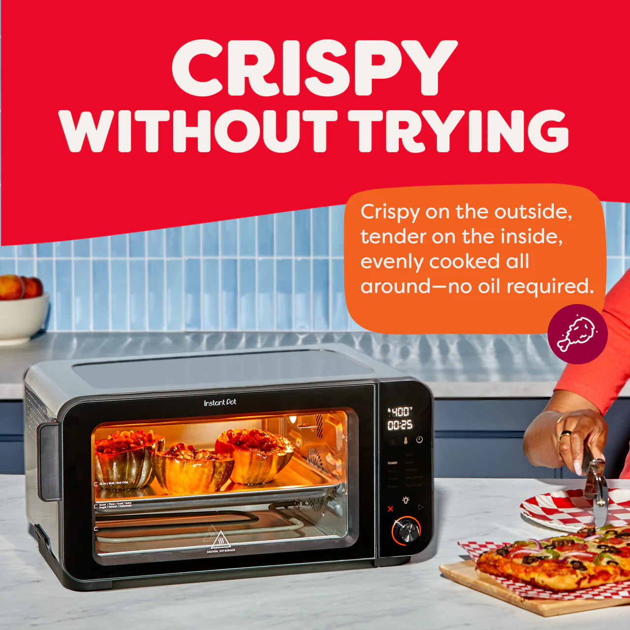 Instant Pot® 6-Slice InstantHeat™ Air Fryer Toaster Oven