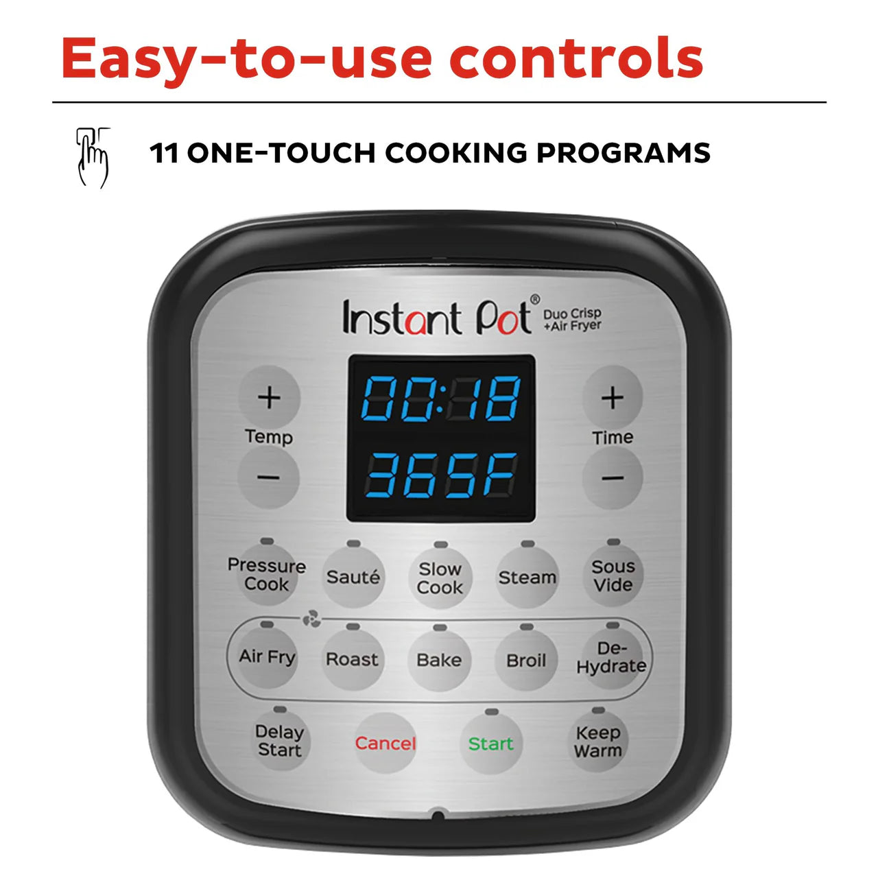 Instant Pot® Duo™ Crisp™ + Air Fryer 6QT Multi-Use Pressure Cooker
