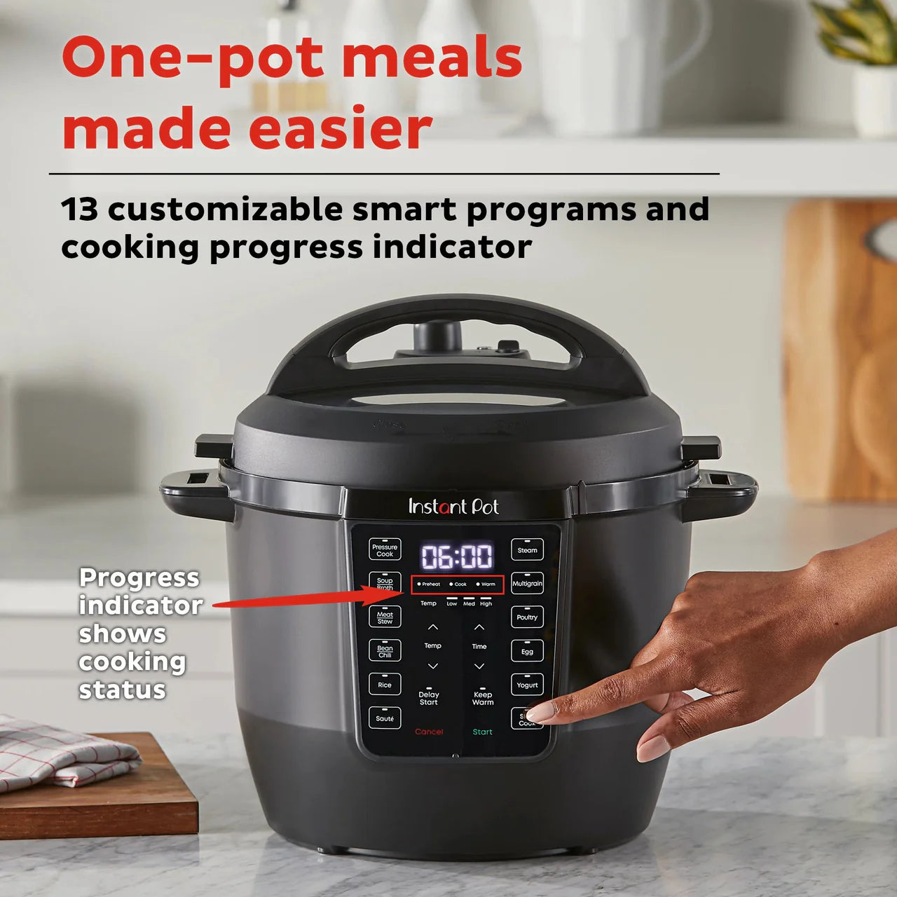 Instant Pot® 6QT RIO™ Multi-Cooker