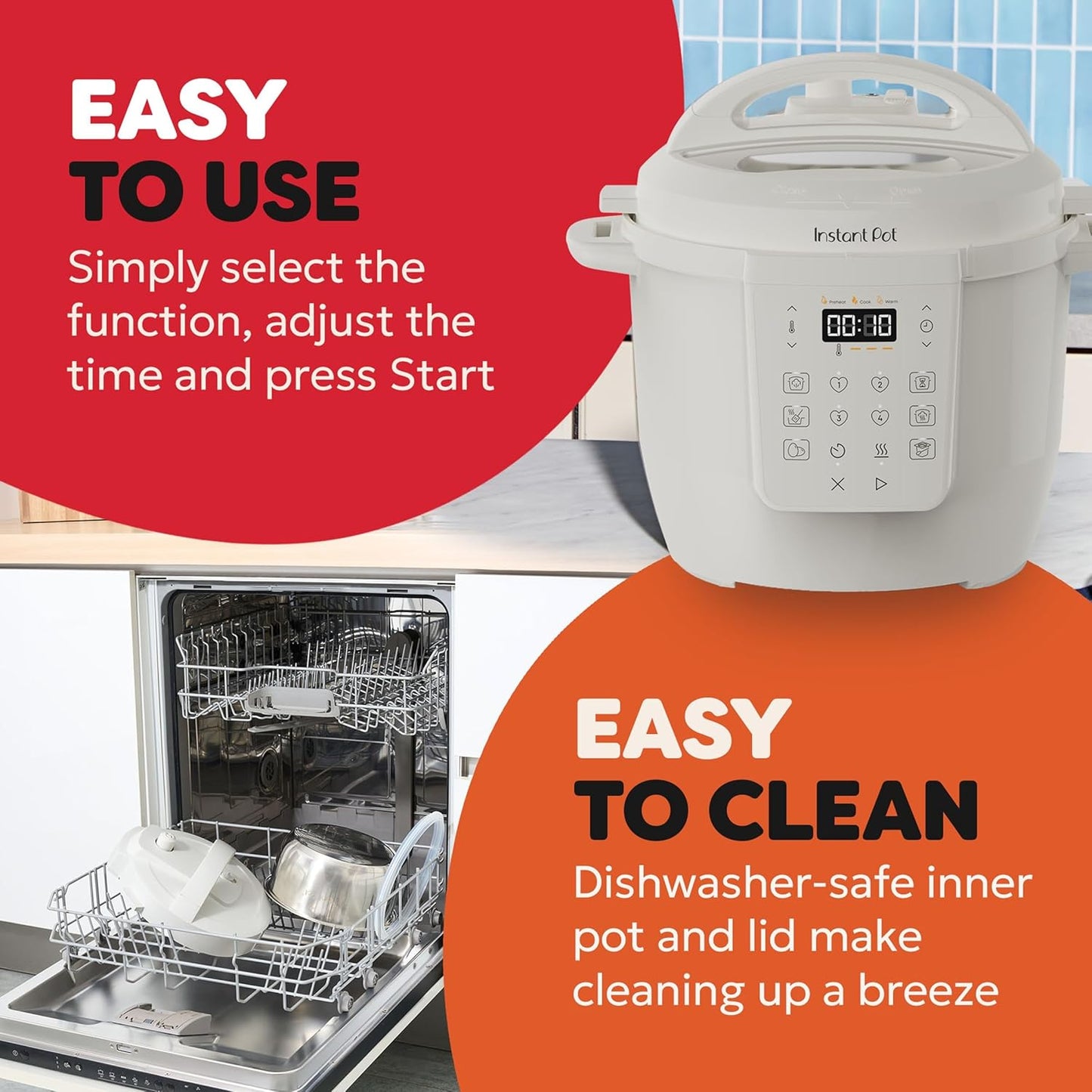 Instant Pot 5.7L Multicooker 7-in-1 Smart Cooker - Pressure Cooker