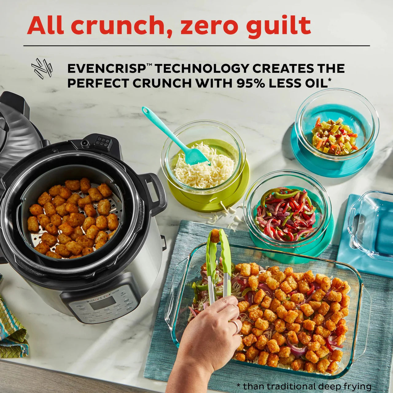 Instant Pot® Duo™ Crisp™ + Air Fryer 6QT Multi-Use Pressure Cooker