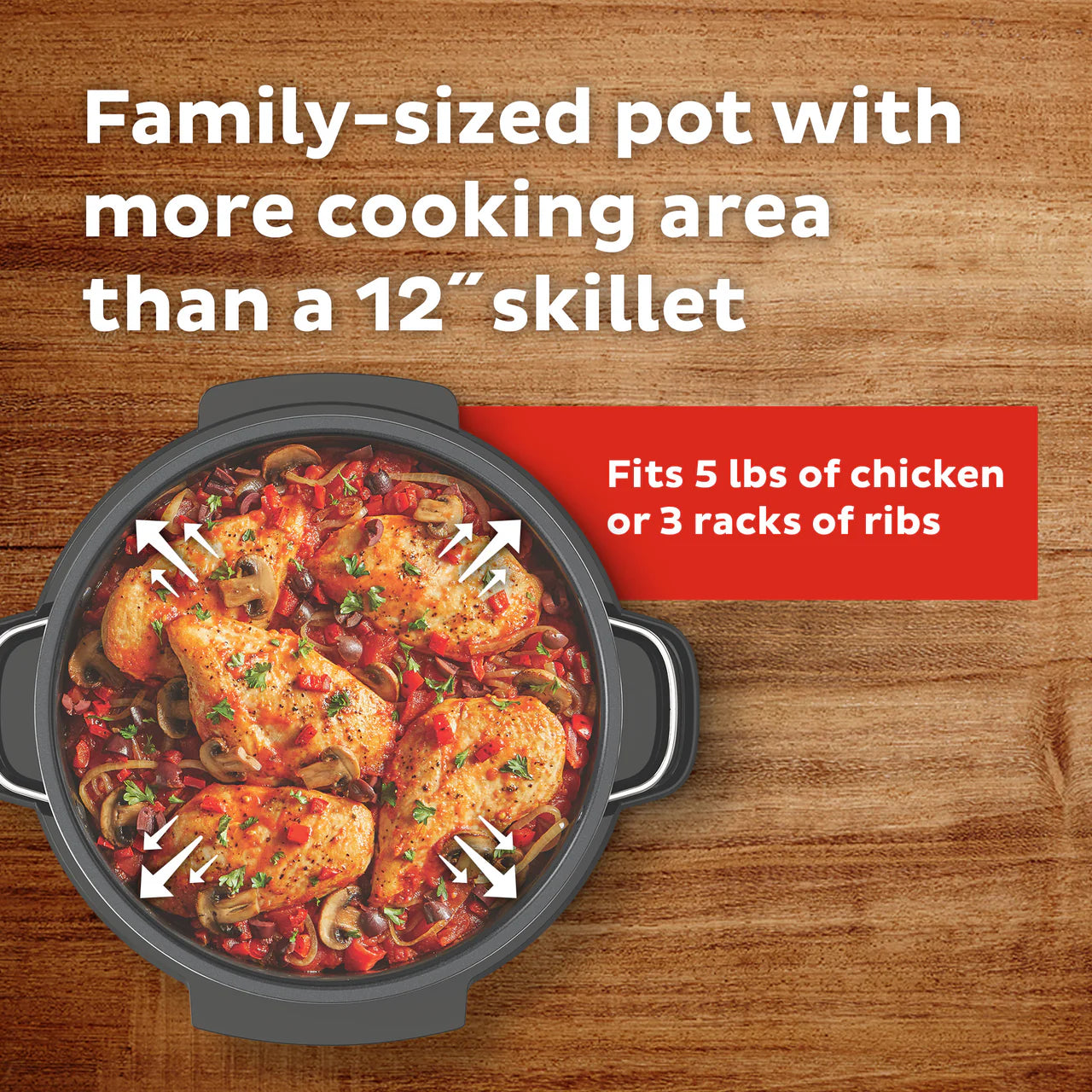 Instant Pot® Superior Cooker Slow Cooker + Multifunctional Cooker