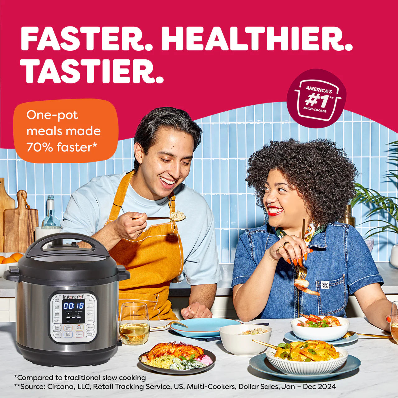 Instant Pot® Duo™ 8QT Multi-Use Pressure Cooker