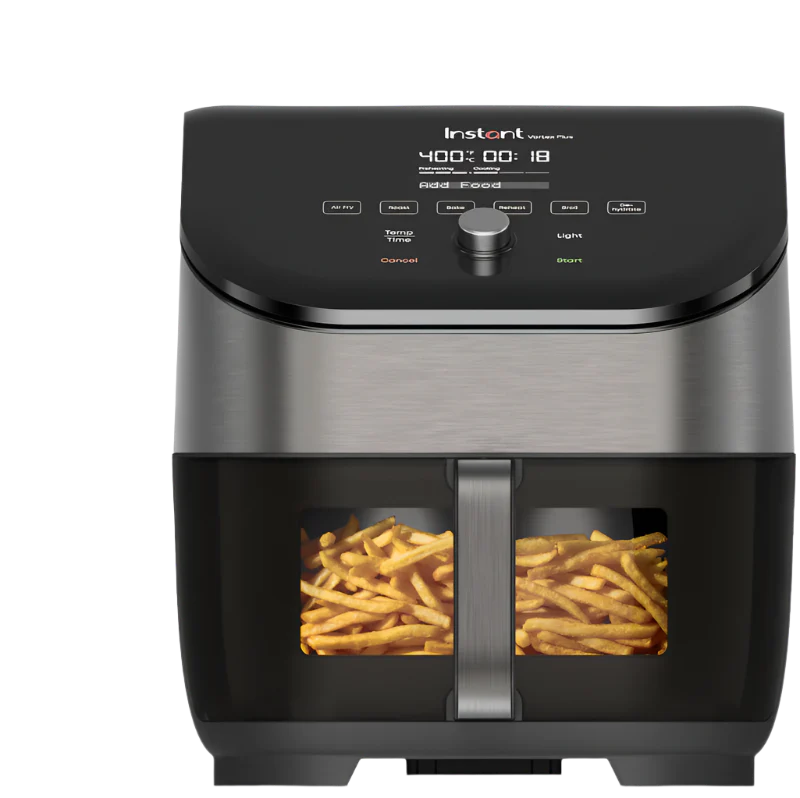 Instant Pot® Vortex® Plus 6QT Stainless Steel Air Fryer with ClearCook and OdorErase